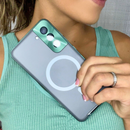 Case Samsung Magnética 360° Vidro Temperado MagSafe