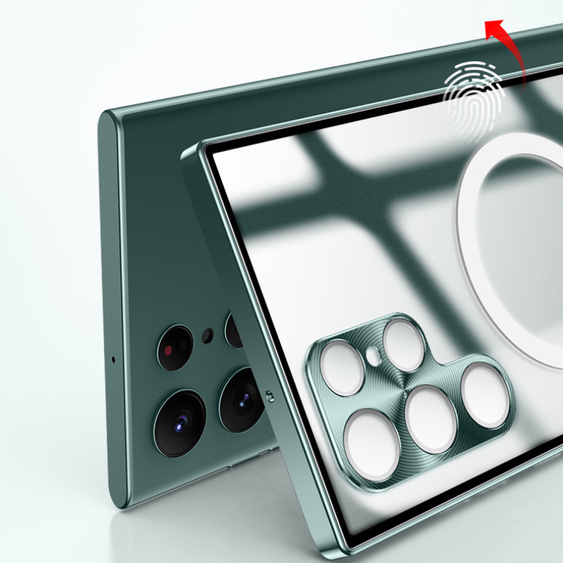 Case Samsung Magnética 360° Vidro Temperado MagSafe