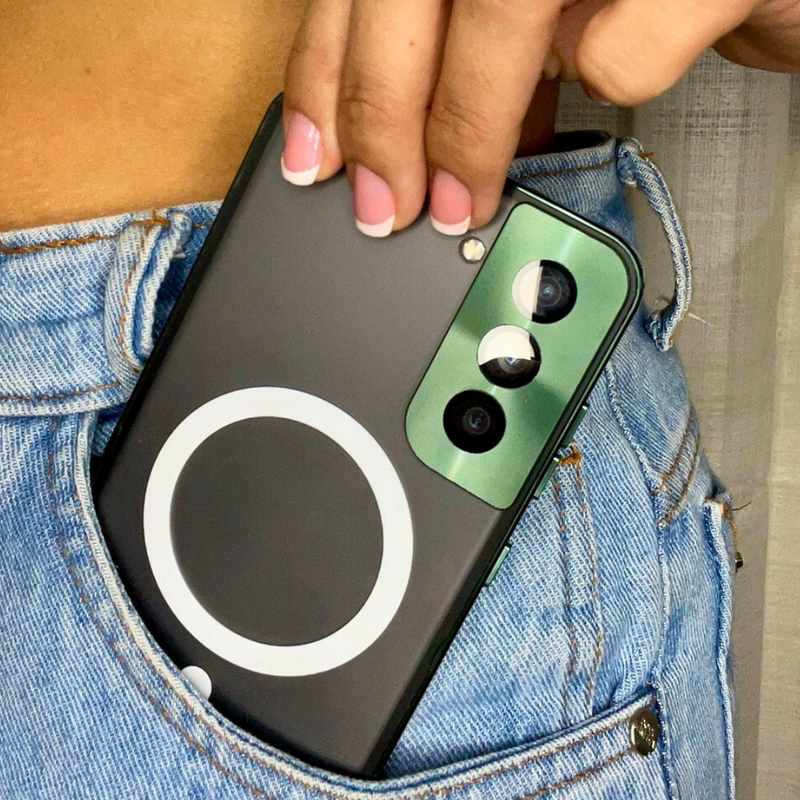 Case Samsung Magnética 360° Vidro Temperado MagSafe