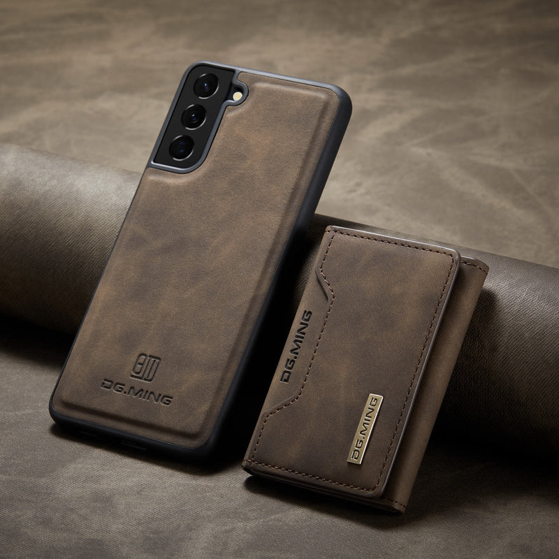 Capa Samsung Couro com Carteira Magnética Destacável 2 em 1